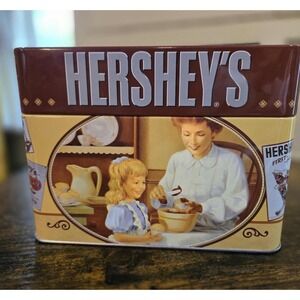 Hershey's Nostalgic Collectible Tin Box Vintage Candy Advertising Artwork‎